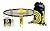 Spikeball 3 Ball Kit - Includes Playing Net, 3 Balls, Drawstring Bag, Rule Book