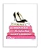Stupell Industries Glam Pink Fashion Books Black Pump Heels Wall Plaque, 10x15