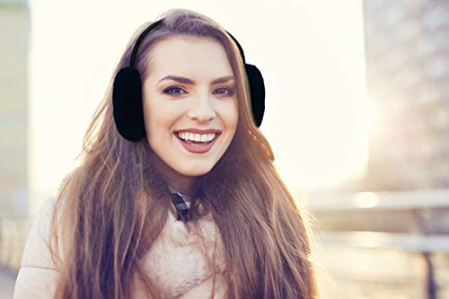 Simplicity Unisex Warm Faux Furry Winter Outdoor EarMuffs Foldable Ear Warmer - Image 3