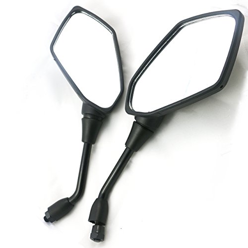 image for Yibid Set of Motorcycle Rear View Mirrors, with 7/8