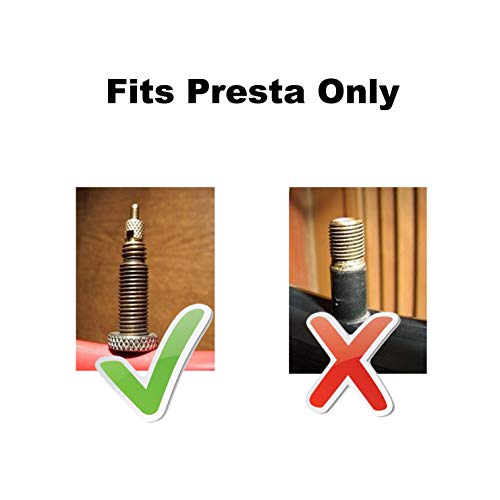 image for GODESON Black Presta Tire Valve Cap Durable for Bike Road Racing Color