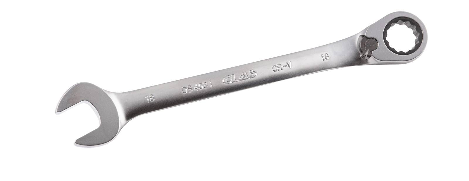 CLAS Equipements OS 4031 Reversible Ratchet Wrench 15° 18mm