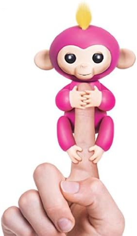 Fingerlings - Interactive Baby Monkey (Hot Pink with yellow hair)