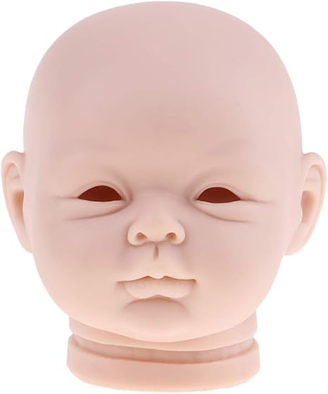 Silicone Newborn Baby Doll Head Sculpt 