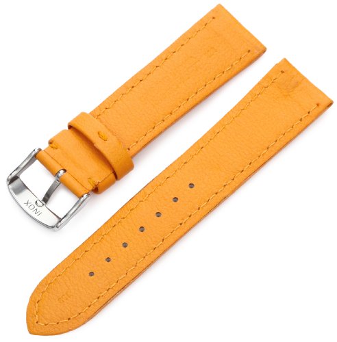 Hadley-Roma Men's MSM739RAG220 22-mm Orange Genuine 'Lorica' Leather Watch Strap