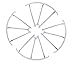 MJX X400 RC Drone Spare Parts: 4 Piece Propeller Guard Bumper Protectors for MJX Quadcopter 4 axis Gyro UAV (White)