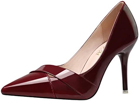Xianshu Stiletto High Heel Shoes for Women Pointed Toe Shallow Mouth Pumps Court Shoes