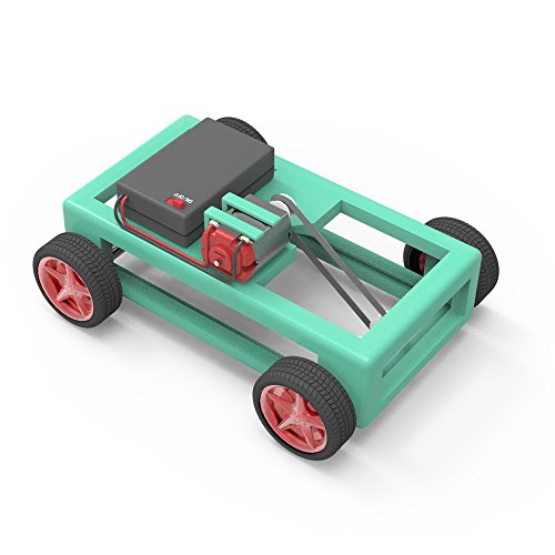 DC Motor Mini Electric Motor 3-6V Remote, Baker 16000-17000RPM 130 Micro Motor Control Toy Car 5pcs with 15 gears (Silver + Red)