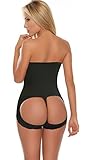 COSWE Women's High Waist Enhancer Waist Trainer Panties