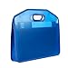 A4 Document Holder Folder Storage Bag - Waterproof Portable Polyester A4 Paper Sheet Folder, Blue - 15 x 12.5 x 3 inches