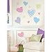 RoomMates Hearts Peel and Stick Wall Decals
