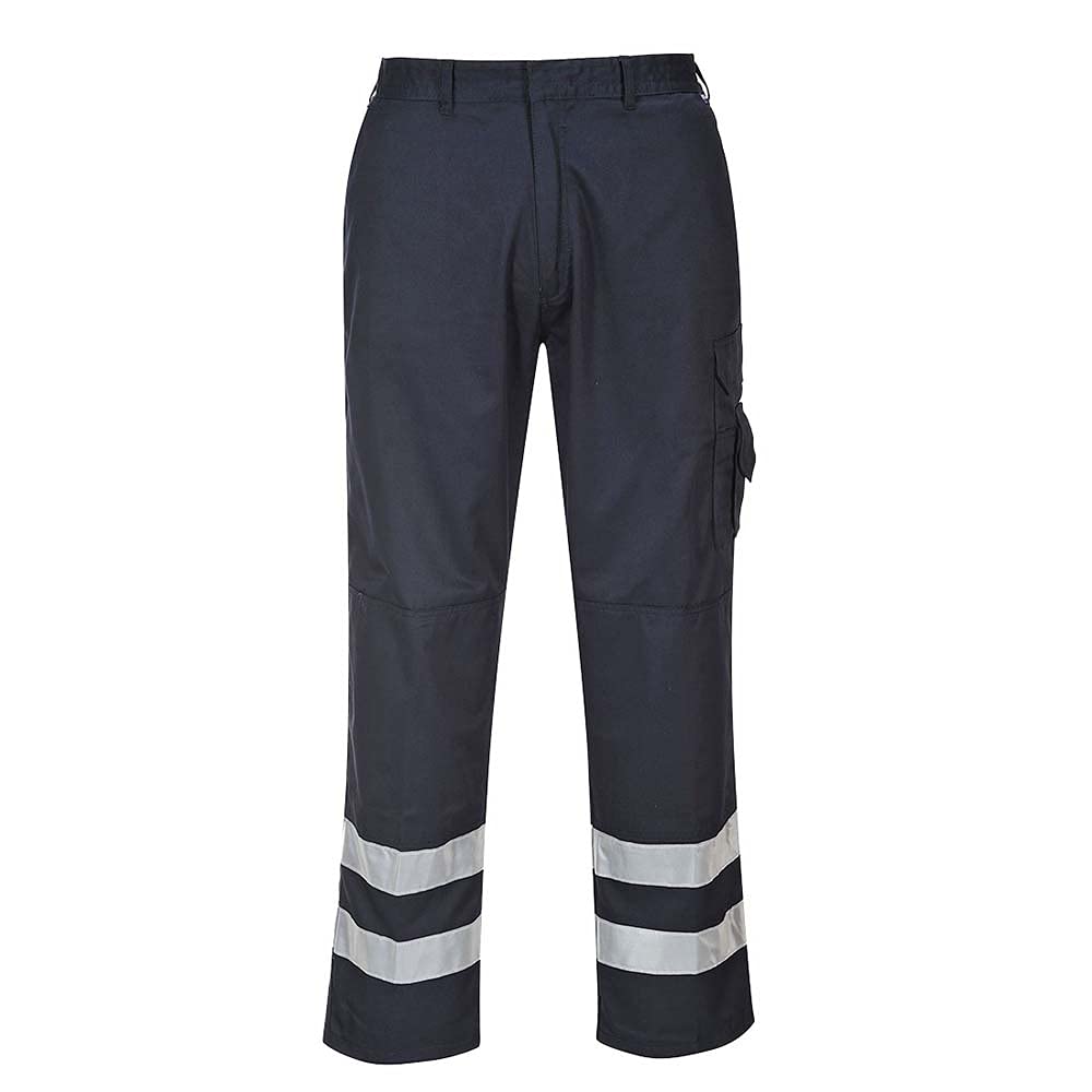 Portwest Iona Safety Combat Trouser, Size: M, Colour: Navy, S917NARM