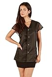 Ladybird Line Black Mesh Back Groomer Jacket Ideal for Pet Groomers, Stylist, Barbers Water Repellent - Size S