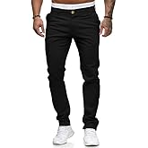 HUNGSON Men Skinny Slim Fit Casual Jeans Dyeing Stretch Straight Fashion Denim Pants