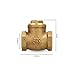 1 inch No Lead Brass Swing Check Valve With IPS Female Threaded Connections