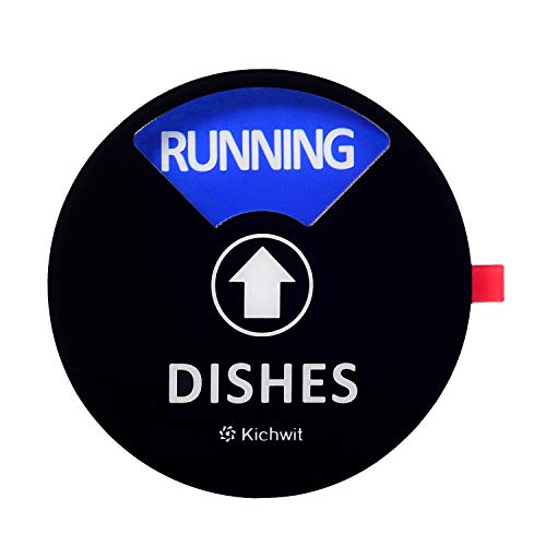 Kichwit Dishwasher Clean Dirty Sign Indicator with Running and Empty Options, Works on
