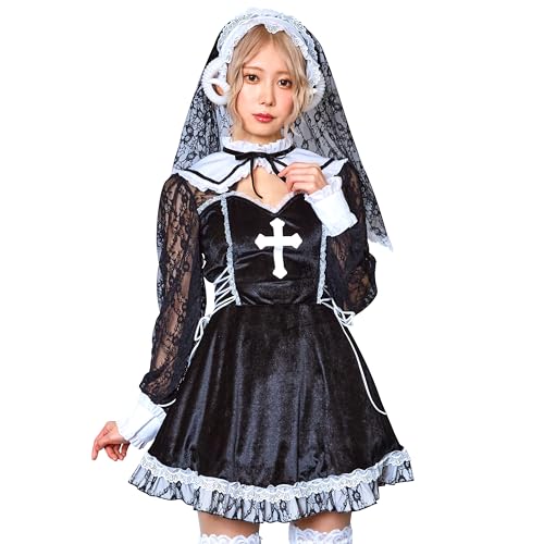 クリアストーン(Clearstone) レディアニマル コスプレ ハロウィン シスター×羊 レディース ブラック