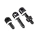 Yosoo Swivel Screws Swivel Wood Screw Studs,3PC Detachable Swivels Mounting Kit Swivel Studs Screws Set Swivel Stud Base primary