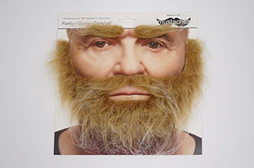 4 Mustaches+Adhesive+Realistic+Mustache+Eyebrows