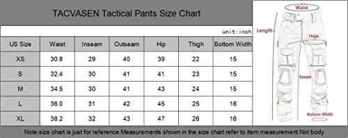 image for TACVASEN Men's Outdoor Sports Tactical Military Assault Combat Rip-sto