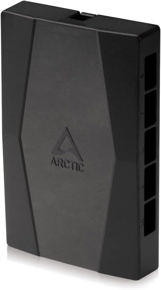 ARCTIC Case Fan Hub 10-Port PWM SATA Power Black