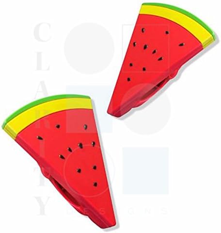 Boca Clips Beach towel 1 PAIR of WATERMELONS
