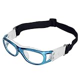 Elemart Unisex Kids Sport Glasses Anti-fog Protective Safety Goggles w/ Adjustable Strap for Basketball Football Hockey Rugby Baseball Soccer Volleyball and More (Blue)