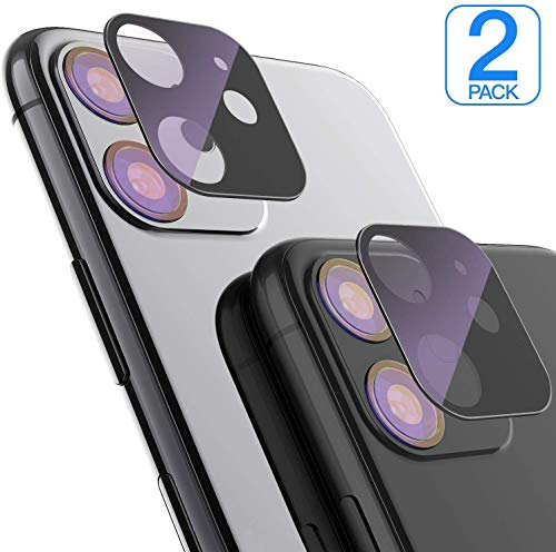 [2 Pack] Compatible iPhone 11 Camera Lens Protector HD Tempered Glass Camera Protector Ultra Transparency Anti-Fringerprint Anti-Scratch for iPhone 11 - Thumbnail 7