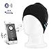 Security Bluetooth Beanie Hat + TouchScreen Gloves, Knitted Music Hat Built-in Stereo Speakers Winter Women and Man Hat for Outdoor Sports, Skiing ,Running, Skating, Walking, Christmas Gifts(Black)