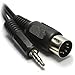 kenable 5 Pin Din Plug to 3.5mm Jack Stereo Plug Audio Cable 1m (~3 feet)