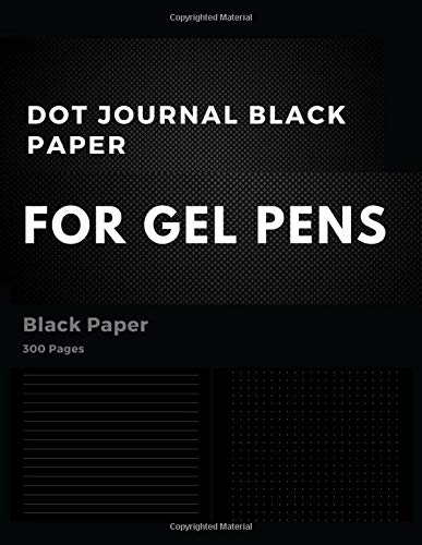 fluorescent pens for black paper