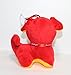 Lucore 4 Inch Happy Puppy Dog Plush Stuffed Animal Toy Decoration - 2018 Chinese New Year Red Puppy Hanging Doll Lucky Charm Ornament with Bell Collar