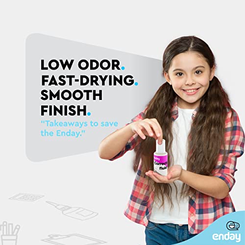 White Out Liquid Correction Fluid Pack of 4, White Fluid .7 fl. Oz