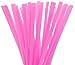 10 Inch Drinking Straws (10 Inch x 0.28 Inch) (250, Hot Pink)