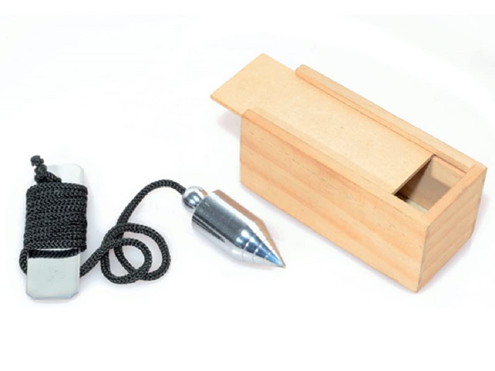 Plumbing Weight with Wooden Case