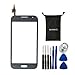 sunways Glass Lens Screen with Touch Digitizer Replacement for Samsung Galaxy Core Prime Duos G361F G361(Black) with Device Opening Tools