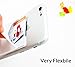 Premium Cell Phone Card Holder Sticker Firmly Adhesive Stick Back Cover Credit Card Holder Pouch Pocket Wallet for Mobile Cell Phones (White)