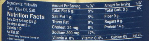 Zoe Diva Select Yellowfin Tuna in Olive Oil 5.8-Ounce Jar, Dolphin-Safe Yellowfin Tuna Canned in Rich Spanish Olive Oil, Line-Caught and Hand Filleted