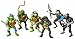 BIGOCT Turtles Action Figures Collectible Figurines (6 Piece), 12cm/4.7