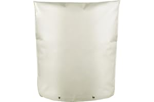 RZMAYIS Backflow Preventers Protection 30”W x 26”H Backflow Winter Cover Insulated Cover Pouch for Winter Pipe Freeze Protection,Water Sprinkler Valve Box and Controller (16Wx20H, White)