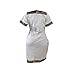 shekiss Women Sexy African Print V-neck Dashiki Bodycon Stretch Club Dress White/green Large