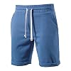 EQKWJ 100% katoen, zachte shorts voor heren, zomer, casual, vrije tijd, korte sportshorts voor mannen