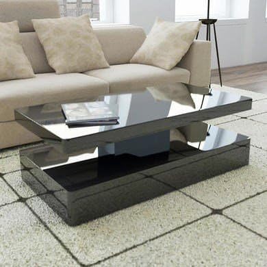 led black coffee table