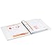 Amazon Basics 3-Ring Binder, 2 Inch - 4-Pack (White)
