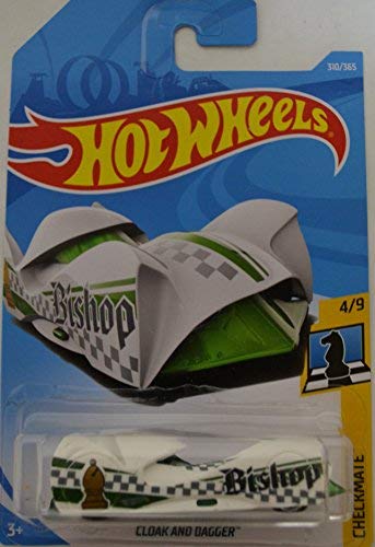 White Cloak And Dagger Hot Wheels HW 'Checkmate' Series 1:64 Scale Collectible Die Cast Model Car #4/9