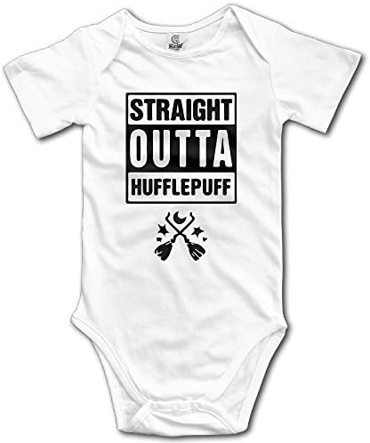 Summer Cute Bodysuits Baby Onesies Sleepwear Straight Outta Hufflepuff