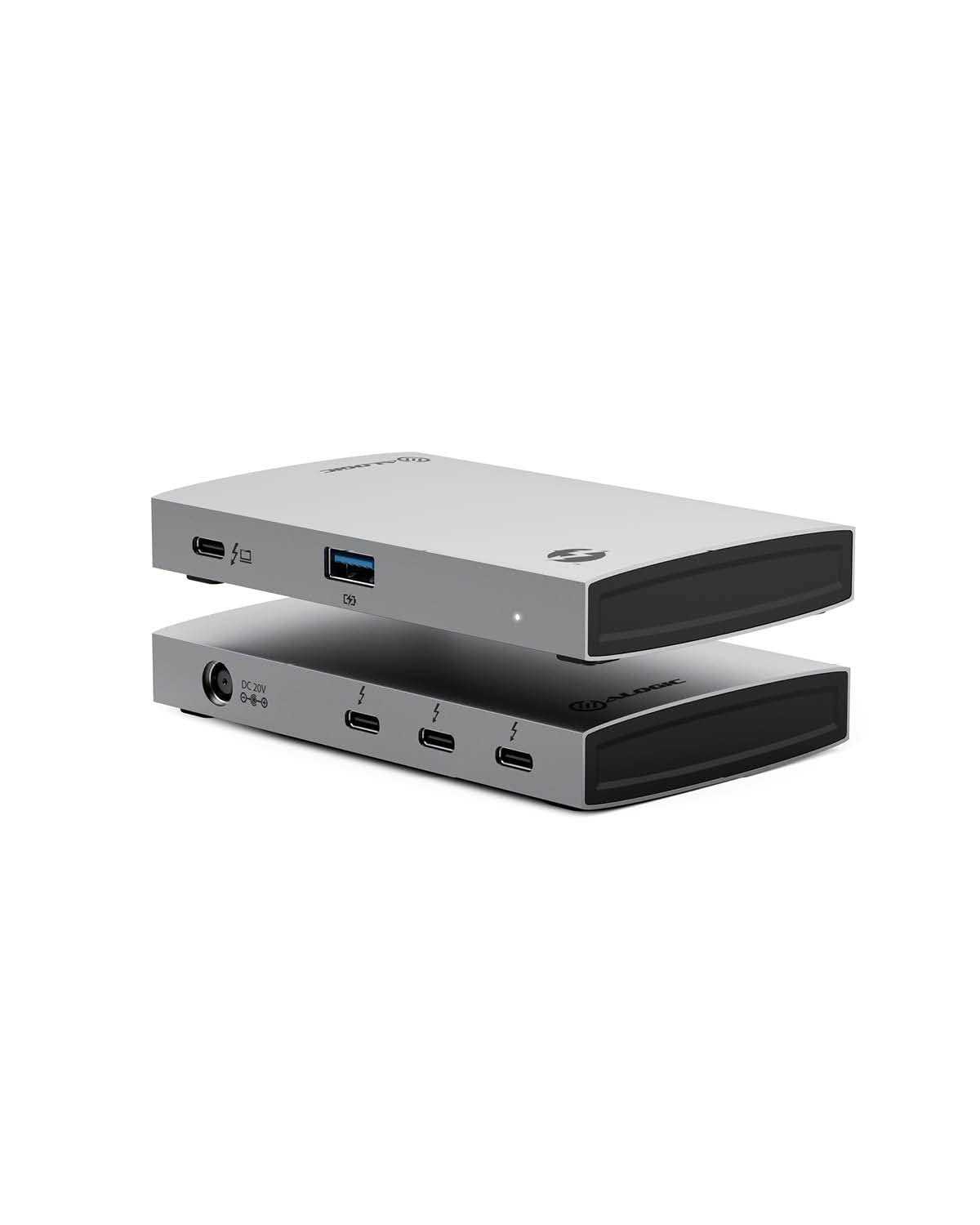 ALOGIC Thunderbolt 4 BLAZE USB-C Hub, 3x USB-C, 1x USB-A, 60W PD, 4K @60Hz, 40Gbps data transfer, Premium Aluminium Design, Compatible with Mac & Windows.