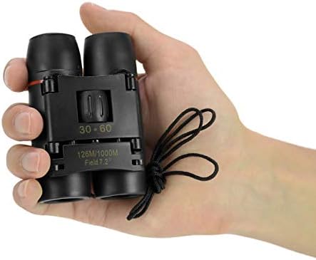 30x60 Binoculars Telescope for Adults Compact, Mini Pocket Binoculars for Kids Children Football Games Opera Theater Safari Sightseeing Wildlife Hiking Travelling-with Case and Strap