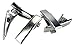 JGFinds 90 Pc Silver Tone Barrette Blank Hair Clips 47x7mm (1 3/4) - DIY Crafts, Add Bows & Beads, Jewelry Making
