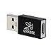 COOLBEE Type C to USB 3.0 Adapter[Pack of 2 USB-C (Type C) Female to Type A USB 3.0 Male Converter Connector Adapter for USB C to USB Cable/Type C Devices - Black